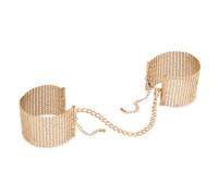 Bijoux - désir métallique menottes maille métal doré