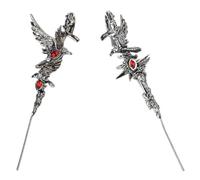 Bijoux d'oreilles en forme de corbeau au design unique - Accessoire de mode pour ceux qui adoptent des bijoux de la série d'épines esthétiques sombres et douces