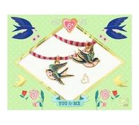Bijoux duo bracelets rubans Oiseaux You & Me G