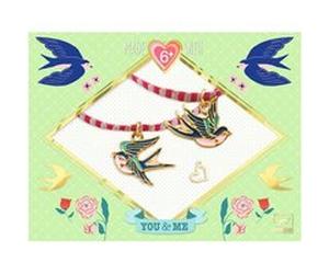 Bijoux duo bracelets rubans Oiseaux You & Me G