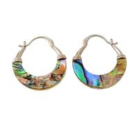 Bijoux en coquillage pour femme | Bijoux colorés et légers avec coquille en or naturel, boucles d'oreilles pendantes, pour proposition, cérémonie de fiançailles, fête de mariage, marié, anniversaire