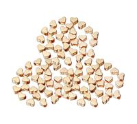 Bijoux En Métal D'Amour - 90 Pièces De Perles D'Espacement En Forme De Cœur, Breloques D'Amour Pour Bracelet, Perles D'Espacement Trouées