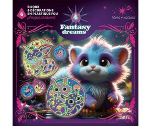 Bijoux et décorations en plastique fou phosphorescent - Rêves magiques - Artemisia - Fleurus - Coffret - Jeux livres objets