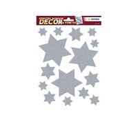 Bijoux étiquette fenêtre photos étoiles argent 15110