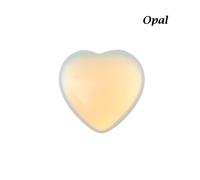 Bijoux Faits À La Main,Minéraux Reiki En Forme De Coeur,Cristal Quartz Naturel Chakra Pierre De Guérison,Pierres Précieuses Pendentif Cadeau Décoration De La Maison - Type Opal