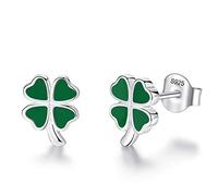 Bijoux fantaisie boucles d'oreilles de noël Animal coccinelle coeur en argent Sterling petites boucles d'oreilles pour femmes filles