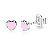 Bijoux fantaisie boucles d'oreilles de noël Animal coccinelle coeur en argent Sterling petites boucles d'oreilles pour femmes filles