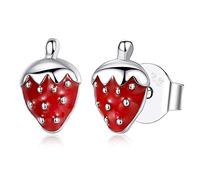 Bijoux fantaisie boucles d'oreilles de noël Animal coccinelle coeur en argent Sterling petites boucles d'oreilles pour femmes filles