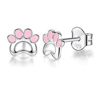 Bijoux fantaisie boucles d'oreilles de noël Animal coccinelle coeur en argent Sterling petites boucles d'oreilles pour femmes filles