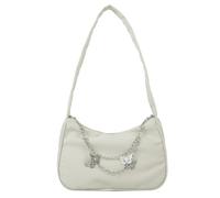 Bijoux Femme Épaule Décontracté Animal Sac à Main Un Avant-Bras Chaîne Valise Sacs, Blanc., Taille unique pour tous