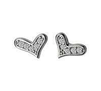 Bijoux femmes minuscules petites boucles d'oreilles de goujon coeur amour pour la dame