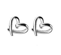 Bijoux femmes minuscules petites boucles d'oreilles de goujon coeur amour pour la dame