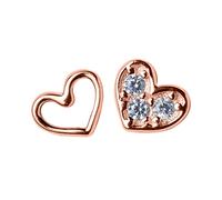 Bijoux femmes minuscules petites boucles d'oreilles de goujon coeur amour pour la dame
