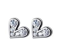 Bijoux femmes minuscules petites boucles d'oreilles de goujon coeur amour pour la dame