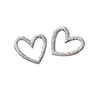 Bijoux femmes minuscules petites boucles d'oreilles de goujon coeur amour pour la dame