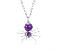 Bijoux filles femmes Notage Stone Neccolènes Crystal Brooch Spiders Collier Enveloppe de fil Costume Sptume S Choker Bijoux