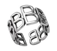 Bijoux hommes engagement créatif creux lettre de lettre