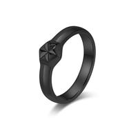 Bijoux hommes neutres et minimalistes pour les hommes et pour se marier et engager 8# 黑色