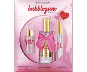 Bijoux Indiscrets Bubblegum Play Kit Huile Gel Brillant Lèvres