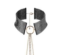 Bijoux Indiscrets - Collier Buste Désir Métallique - Noir