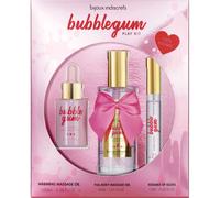 Bijoux Indiscrets - Kit de Jeu Bubblegum avec Huile, Gel et Gloss à Lèvres
