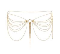 Bijoux Indiscrets Magnifique Chaîne de Hanche/Chaîne de Poitrine comme Bijoux de Corps Noble Or, Doré