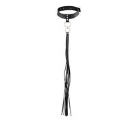 BIJOUX INDISCRETS Maze - Collier de Bondage & Fouet, Noir NOIR