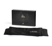 Bijoux Indiscrets Shhh Blindfold - écharpe de bondage en satin premium (noir)