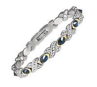 Bijoux magnétiques pour femmes, bracelet magnétique en acier inoxydable 3500 Gauss, bracelet magnétique