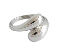 Bijoux Men Minimaliste de l'eau Drop pour les couples Party de fiançailles Resizable Couleur