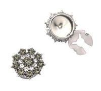 Bijoux modernes pour homme avec des accents de verre éclatants, construction robuste en alliage résistant à la corrosion, taille unique, Comme décrit, Comme décrit.