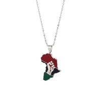 Bijoux Nouveau 2025 Arrivée African Map Fist Symbol Pendant Colliers Afrique Maps Maps Black Lives Chains avec pour vous ACCESSOIRES CADEAU CRID CARED GADE