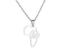 Bijoux Nouveau 2025 Arrivée Carte africaine Colliers pendentifs de symbole culturel Adinkra Gye Nyame Afrique ethnique pour vous pour vous accessoires Cadeau créatif à la mode Cadeau Créable