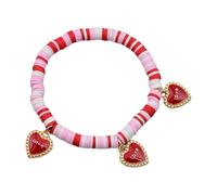 Bijoux Phrases Naturelle Anneaux est une exclusivité de l'année du bracelet en perles de jade blanc naturel couleur fleur de cerisier, frais et élégant pour femme. Avec En Naturelle 4 (Pink, One Size)