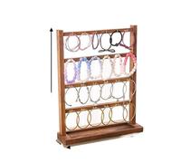 Bijoux porte-clés boucles d'oreilles pendentif présentoir en bois massif bibelot cintre crochet stand magasin comptoir pour Bracelet Montre Élastique(Type2-3)