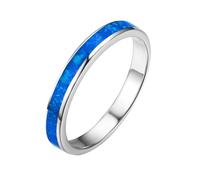 Bijoux pour adolescentes pour filles et femmes avec incrustation d'opale synthétique - Bagues de mariage tendance pour homme - Bagues de fiançailles de mariage - Bagues de promesse - Rose, 12, Métal