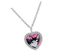 Bijoux pour animaux de compagnie avec pendentifs en forme de cœur chats et chiens sur une longue chaîne en acier inoxydable robuste, One Size, Comme décrit, Comme décrit.