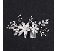 Bijoux Pour Cheveux En Cristal, Bandeau, Crème Florale Faite À La Main, Féerique, Imitation Perle, Peignes, Accessoire, Meilleure Épingle À Cheveux De Mariée, Nouvelle Collection 2021