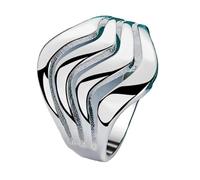 Bijoux pour femmes New 2025 sterling wavy lisse 6-10 ring for women wedding wedding moderne charme jielry accessoires de mode créatifs bijoux juifs