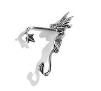 Bijoux pour hommes et femmes Sweet Cool Flower Elf Boucles d’oreilles Personnalité féminine Creative Serpentine Dragon Animal Contour Stud Boucles d’oreilles Mariage
