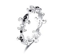 Bijoux pour les femmes Ring Solitaire Zirconia Solitaire pour l'engagement de mariage
