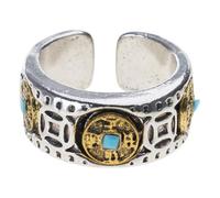 Bijoux rotatifs avec cinq empereurs, ouverture réglable pour la gestion du stress et le charme culturel pour soulager l'anxiété