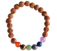 Bijoux symboles - Bracelet Chakra Rudraksha