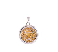 Bijoux symboles - Pendentif chakra du plexus solaire