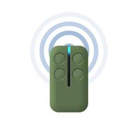 Bijoux - Télécommande universelle multi-fréquence 330 Mhz-868 Mhz, compatible avec portails, garages, vannes, volets roulants, portes électriques, 4 en 1 avec code roulant et code fixe, technologie