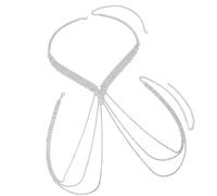 Bijoux tendance à franges multicouches avec alliage pour diverses occasions, y compris cosplay et chaîne à bandoulière, bijoux de corps gothique, punk, One Size, Comme décrit, Comme décrit.