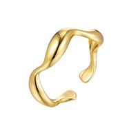 bijoux tout-correspondant géométrique simple anneau ins femelle du vent froid rétro d'eau goutte à ouverture irrégulière dames rin