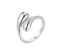 bijoux tout-correspondant géométrique simple anneau ins femelle du vent froid rétro d'eau goutte à ouverture irrégulière dames rin