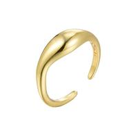 bijoux tout-correspondant géométrique simple anneau ins femelle du vent froid rétro d'eau goutte à ouverture irrégulière dames rin