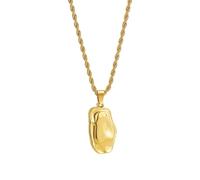 Bijoux vintage Chunky Texture martelée carrée carrée crête rond Neckcece for Women Placing Moon Star Star Sun Chain Colliers Bijoux Fashion Fashion Accessoires Créative Gift For Women and Men Gift